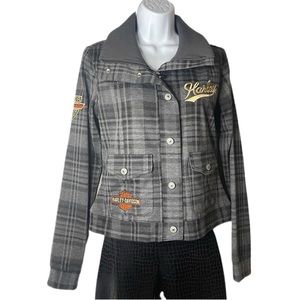 Women’s Harley Davidson Plaid Jacket NWT